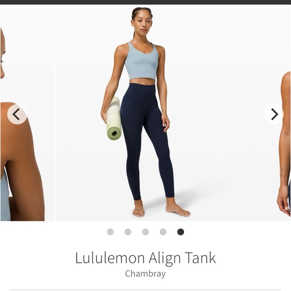 Lululemon align tank chambray - Picture 2 of 7